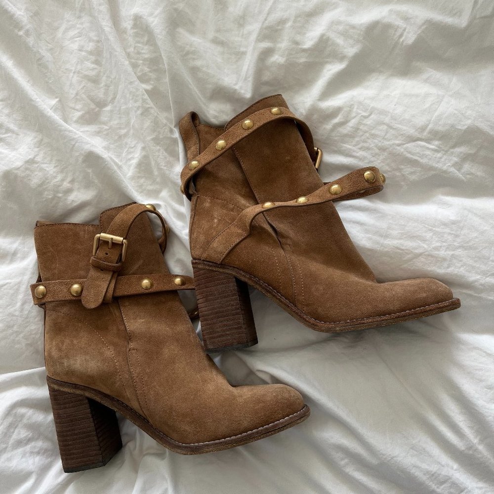 See by Chloe Janis Tan Heeled Boots - Picture 1 of 5